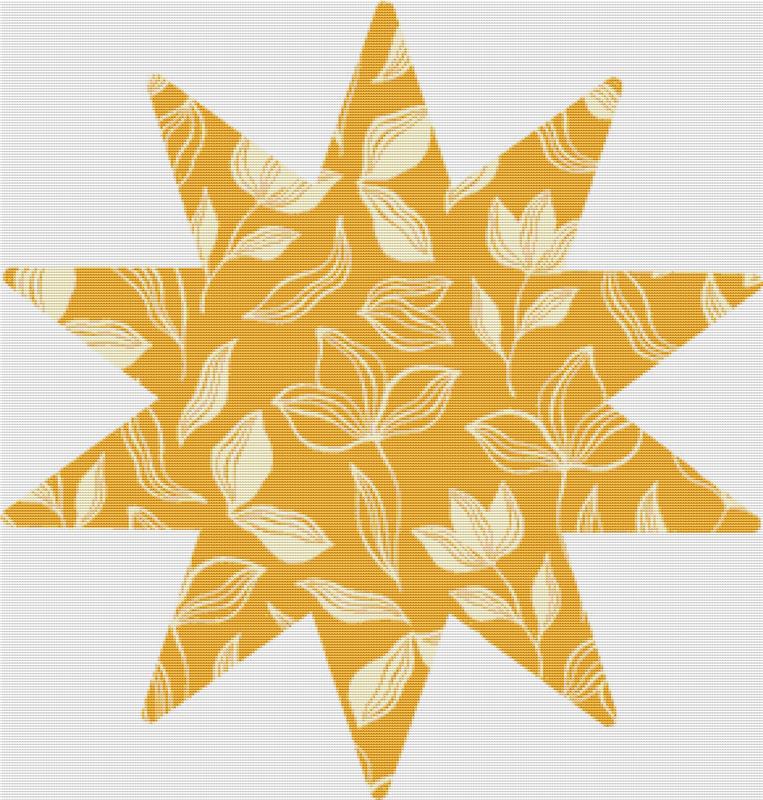 Arles Star III - X Squared Cross Stitch