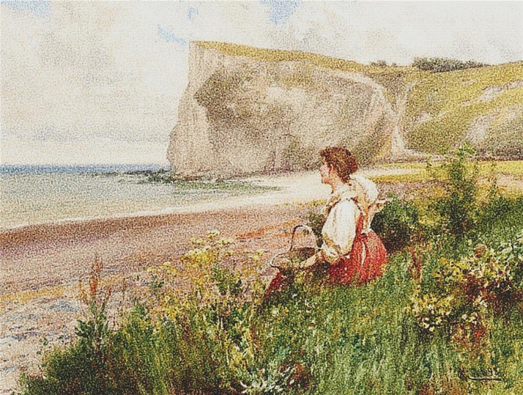 Looking Out To Sea - X Squared Cross Stitch