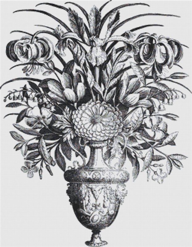 Floral Arrangement - X Squared Cross Stitch