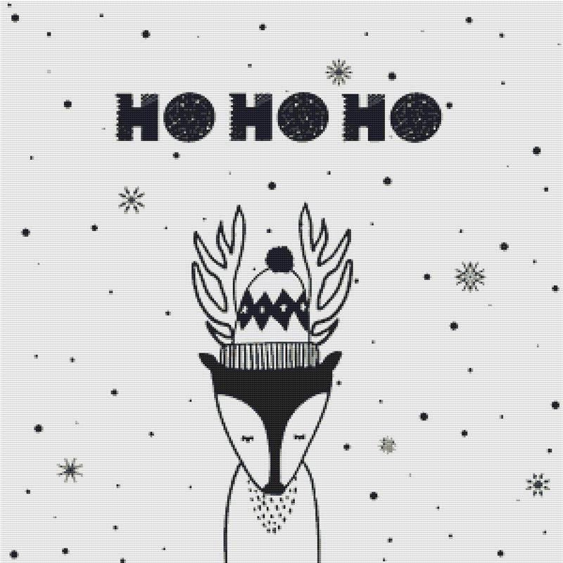 Ho Ho Ho I - X Squared Cross Stitch