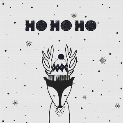Ho Ho Ho I - X Squared Cross Stitch