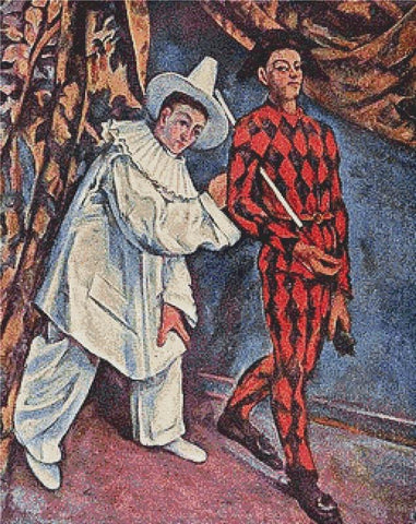 Pierrot And Harlequin - X Squared Cross Stitch