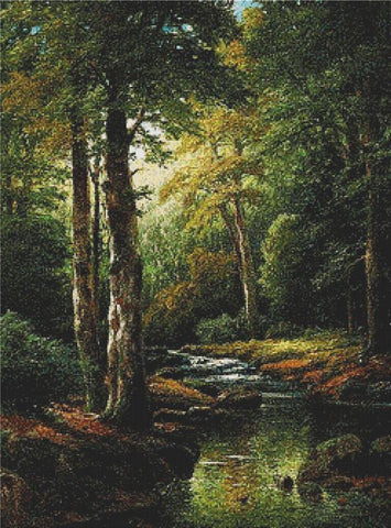 The Forest Stream - X Squared Cross Stitch