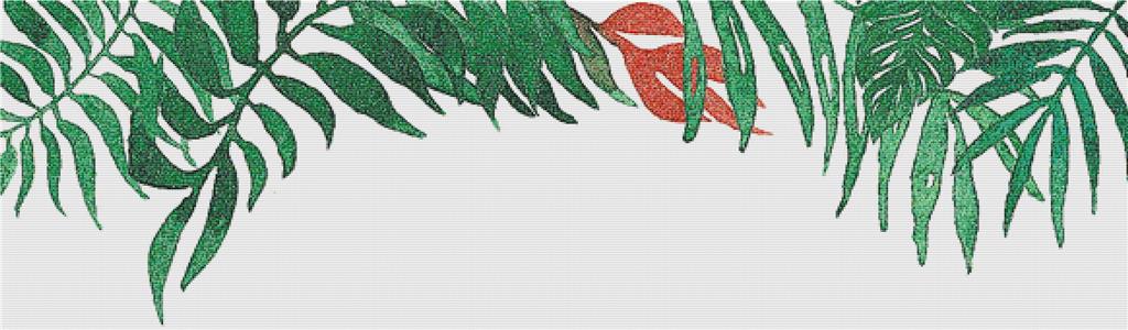 Tropical Border - X Squared Cross Stitch
