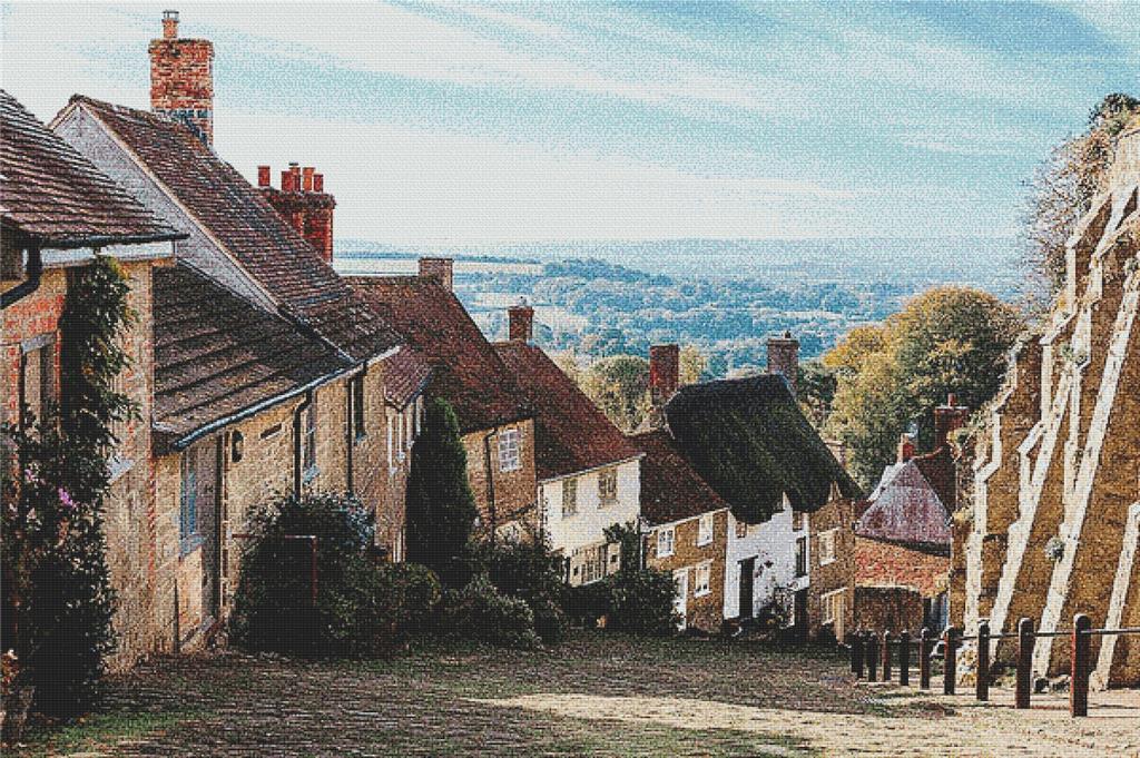 Old Houses - X Squared Cross Stitch