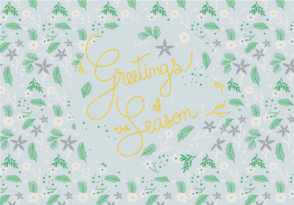 Greetings Of The Season - X Squared Cross Stitch
