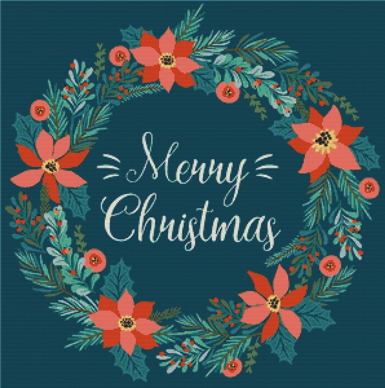 Merry Christmas XVI - X Squared Cross Stitch
