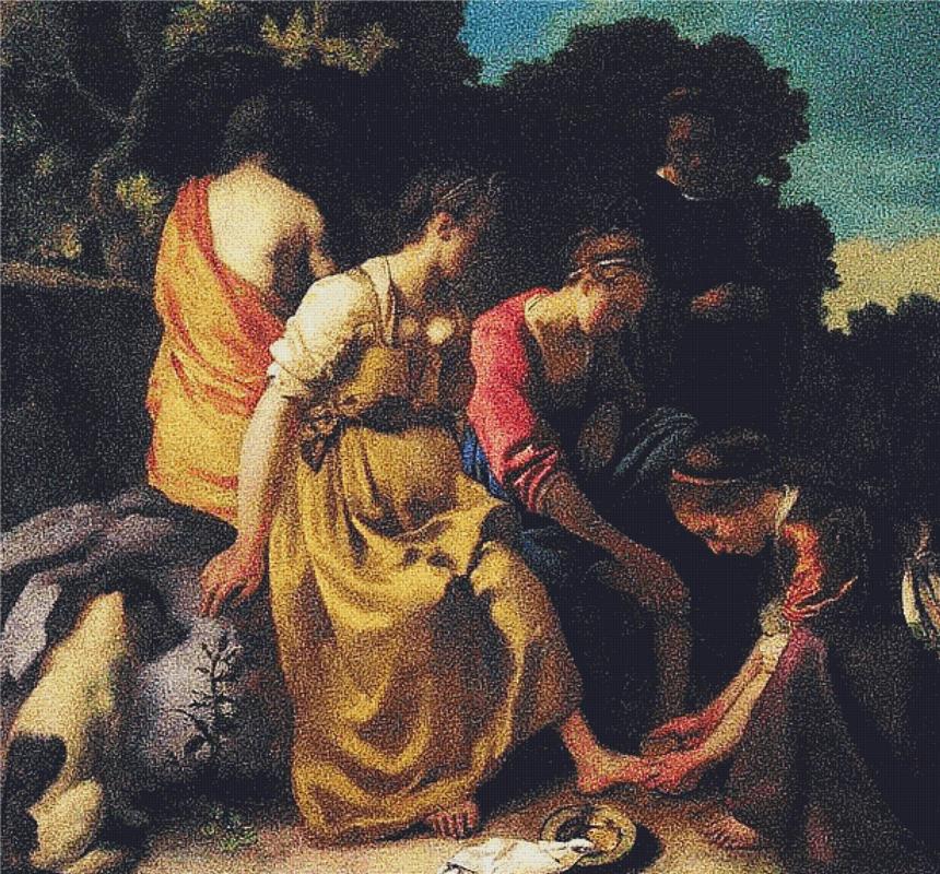 Diana And Her Companions - X Squared Cross Stitch