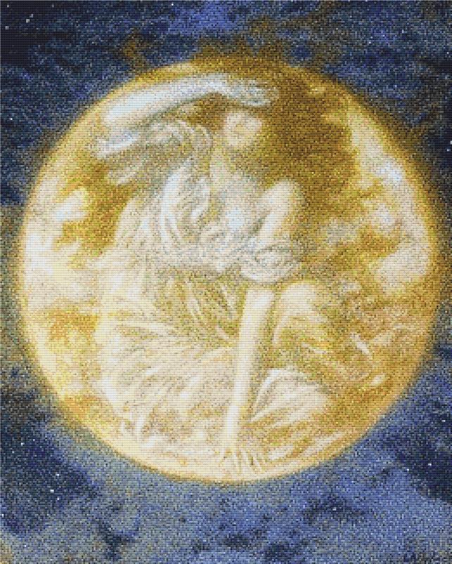 Radiant Moon - X Squared Cross Stitch