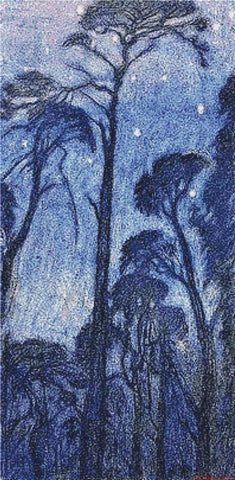 Trees At Twilight - X Squared Cross Stitch