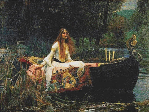 The Lady Of Shalott - X Squared Cross Stitch