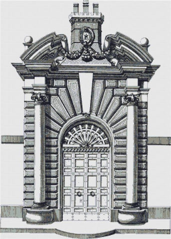 Entrance Gate - X Squared Cross Stitch
