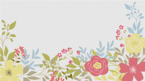 Elegant Garden Flowers - X Squared Cross Stitch