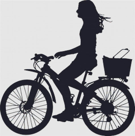 Cyclist - X Squared Cross Stitch