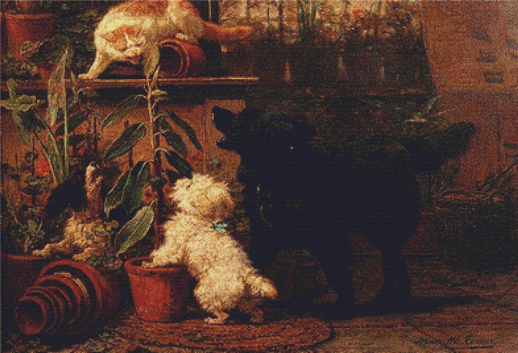 In The Greenhouse - X Squared Cross Stitch