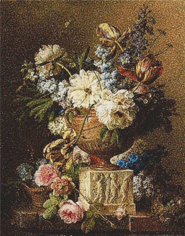 Pivoines - X Squared Cross Stitch
