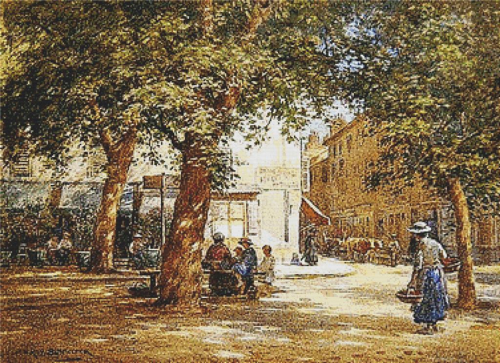 The Market Square - X Squared Cross Stitch