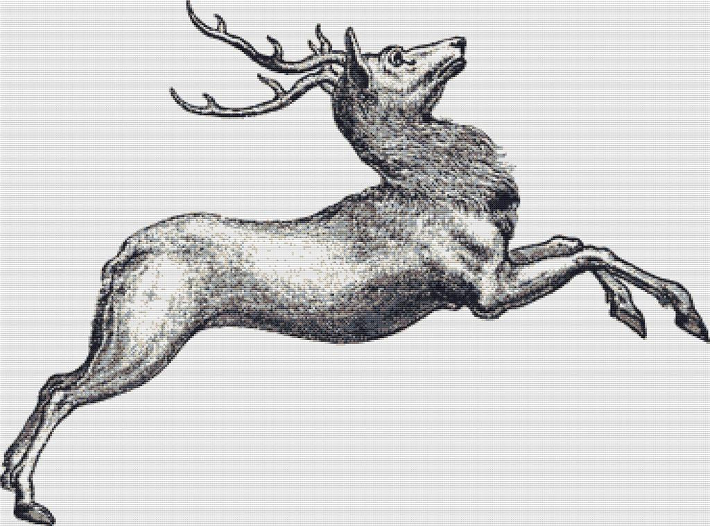 Reindeer - X Squared Cross Stitch