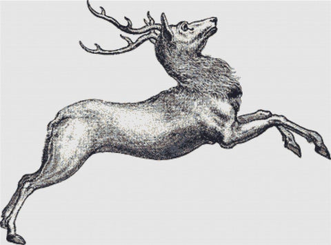 Reindeer - X Squared Cross Stitch