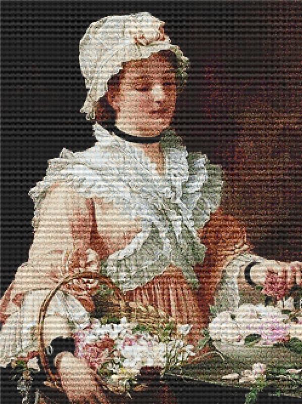 Peonies - X Squared Cross Stitch