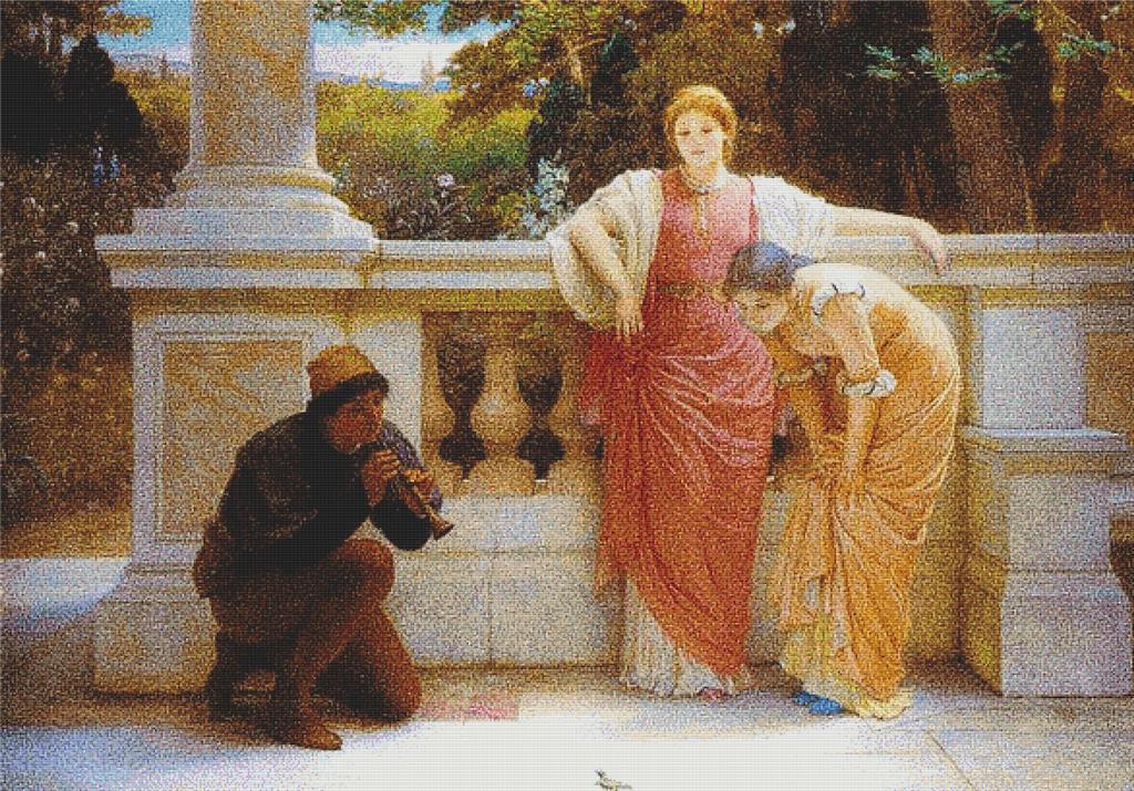 The Lizard Charmer - X Squared Cross Stitch