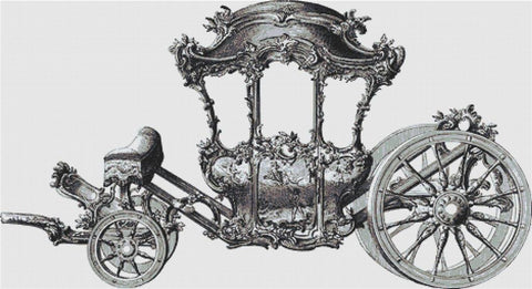 Ornate Carriage - X Squared Cross Stitch
