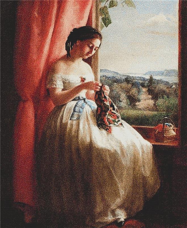 In The Window - X Squared Cross Stitch