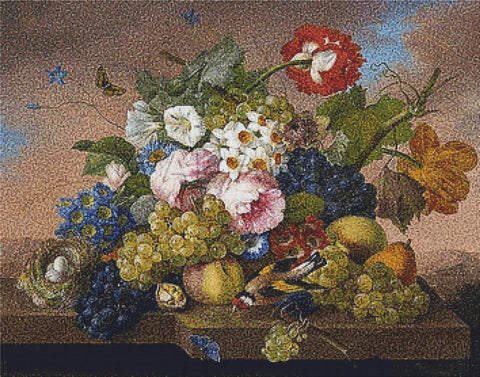Floral Still Life - X Squared Cross Stitch