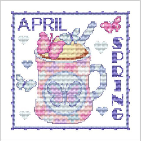 A Year Of Mugs: April - Cross Stitch Wonders