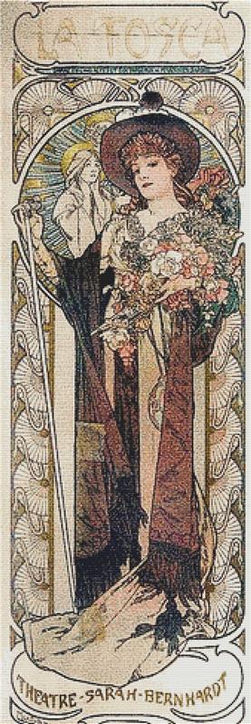 Sarah Bernhardt - X Squared Cross Stitch