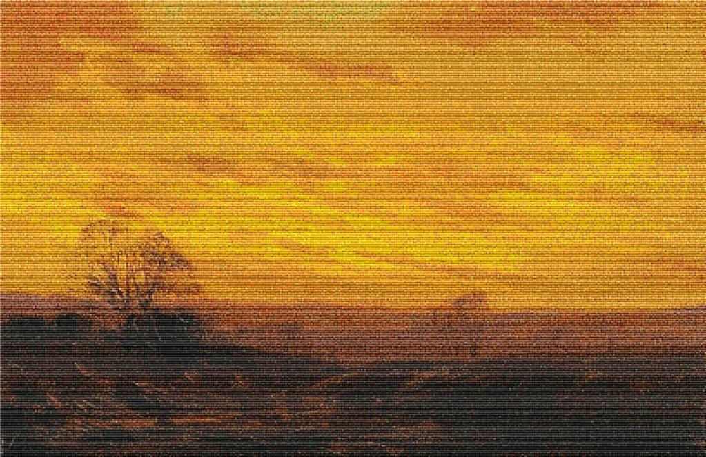 Golden Evening - X Squared Cross Stitch