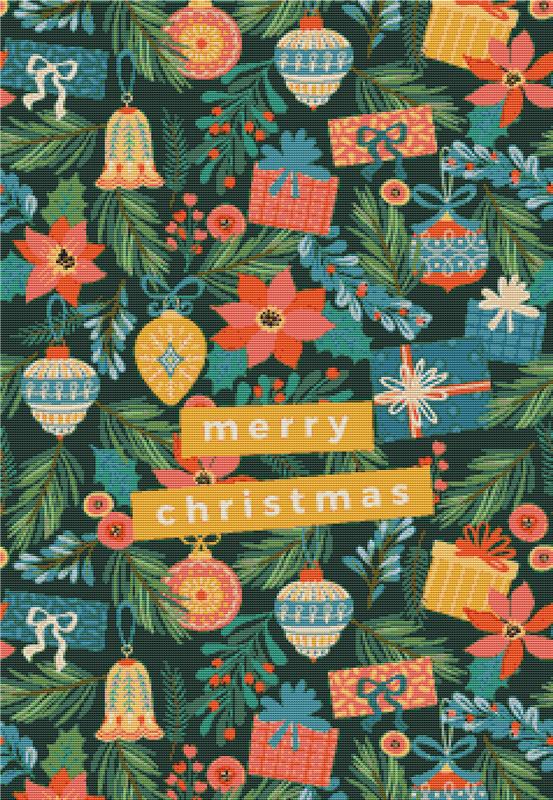 Merry Christmas XVII - X Squared Cross Stitch