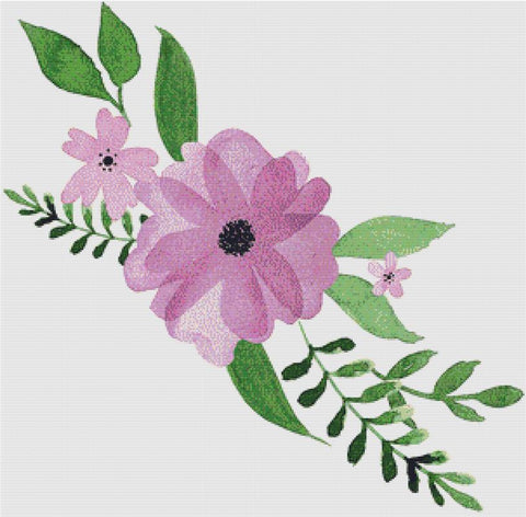 Fresh Spring Floral Bouquet - X Squared Cross Stitch