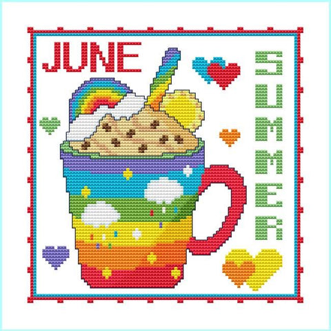 A Year Of Mugs: June - Cross Stitch Wonders