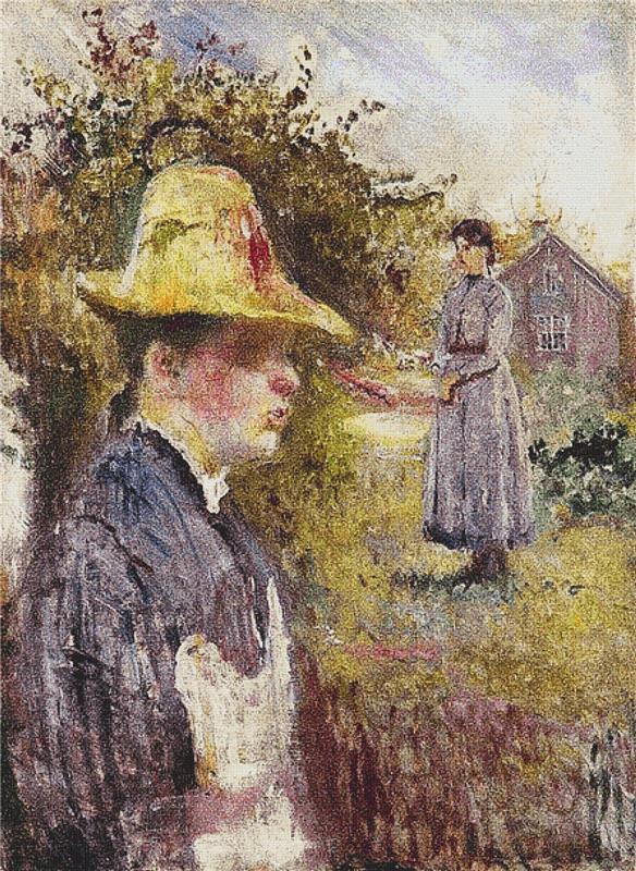Sisters In The Garden - X Squared Cross Stitch