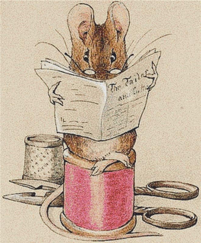 The Tailor Mouse - X Squared Cross Stitch