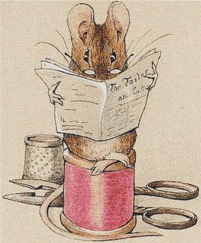 The Tailor Mouse - X Squared Cross Stitch