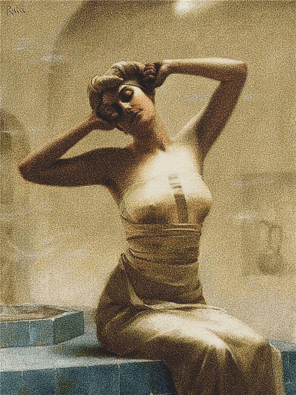 In The Bath - X Squared Cross Stitch