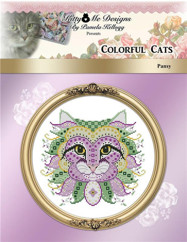 Colorful Cats: Pansy - Kitty & Me Designs