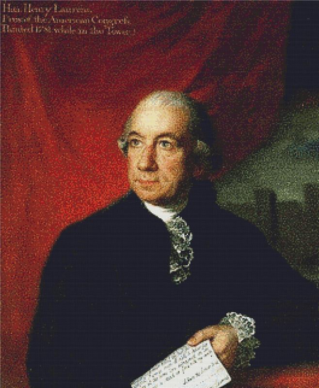 Portrait Of Henry Laurens - X Squared Cross Stitch