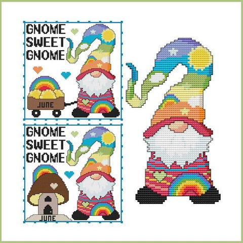A Year Of Gnomes: June - Cross Stitch Wonders