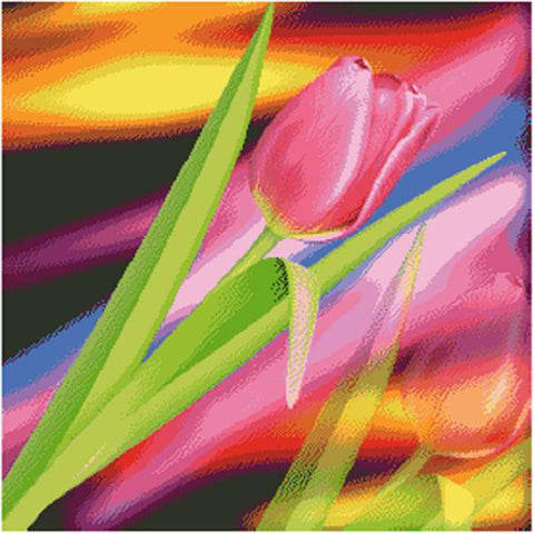 Tulip Fractal - Fox Trails Needlework