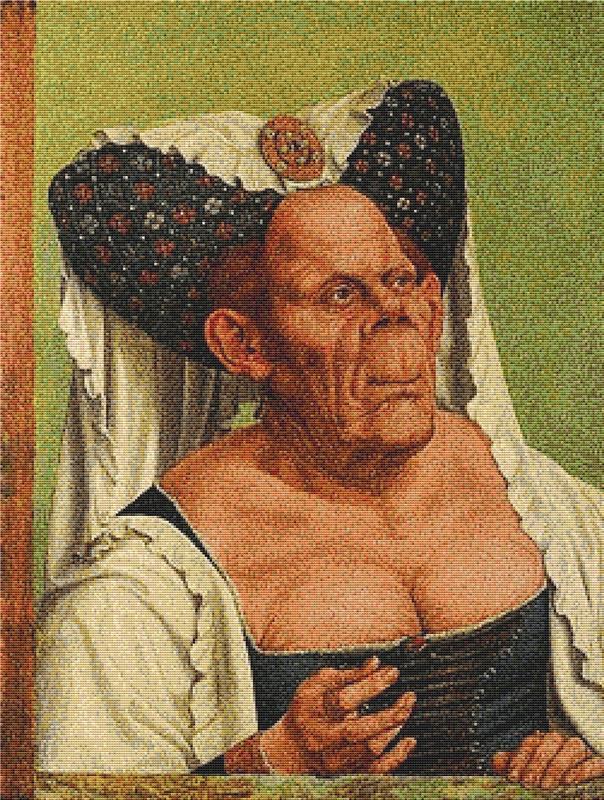 An Old Woman - X Squared Cross Stitch