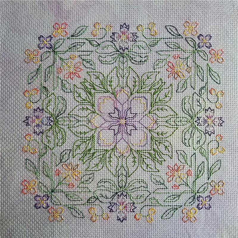 Purple Pansy (Thread Sketches Collection) - CM Designs