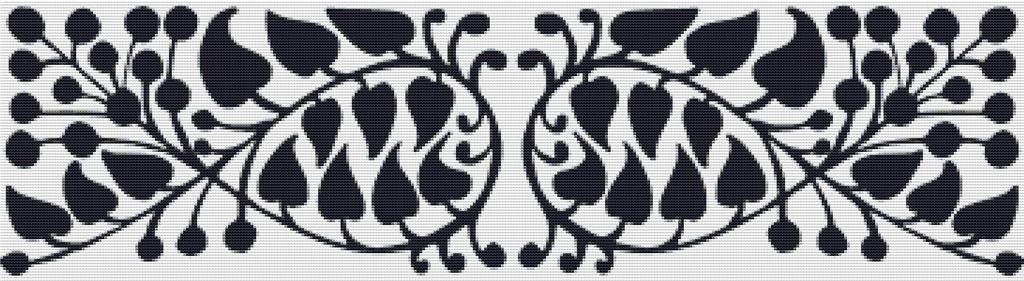 Art Nouveau Divider - X Squared Cross Stitch