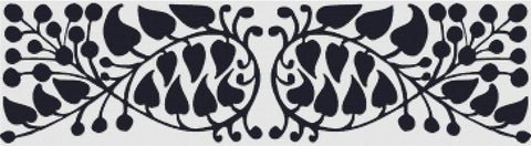 Art Nouveau Divider - X Squared Cross Stitch