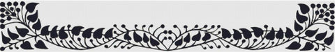 Art Nouveau Divider I - X Squared Cross Stitch