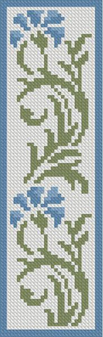 Floral Bookmark 3 - Artecy Cross Stitch