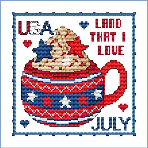 A Year Of Mugs: July - Cross Stitch Wonders