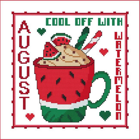 A Year Of Mugs: August - Cross Stitch Wonders